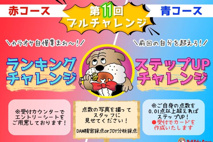 【毎年恒例☆ブルチャレンジ開催！】